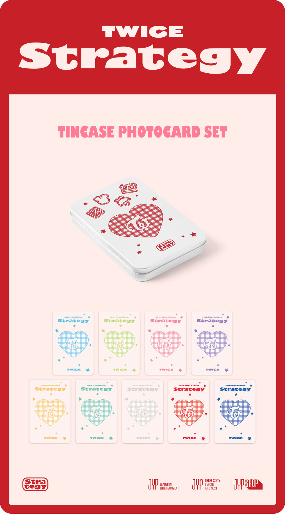 TWICE STRATEGY POP-UP In SEOUL GOODS - TINCASE PHOTOCARD SET